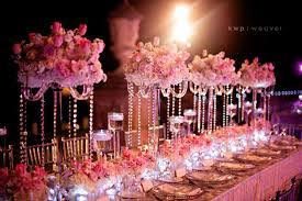 centre de table mariage rose poudre et argent diamant, guirlande de diamant